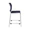 National Public Seating 8800 Series Cafetorium Plastic Stool, Counter Height, Navy 8804C-11-04 - alternate 2